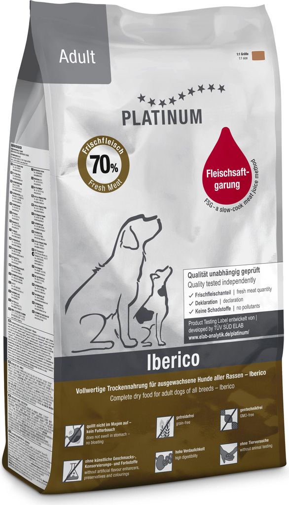 Platinum Natural Dog Adult Iberico 5kg Produktbild 