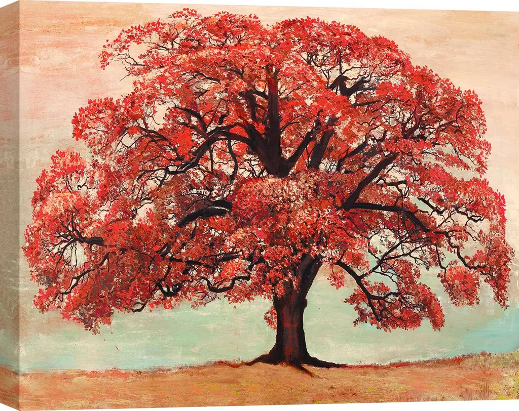 Sublimez vos murs vides : Toile Jan Eelder Chêne rouge 60 x 40 cm