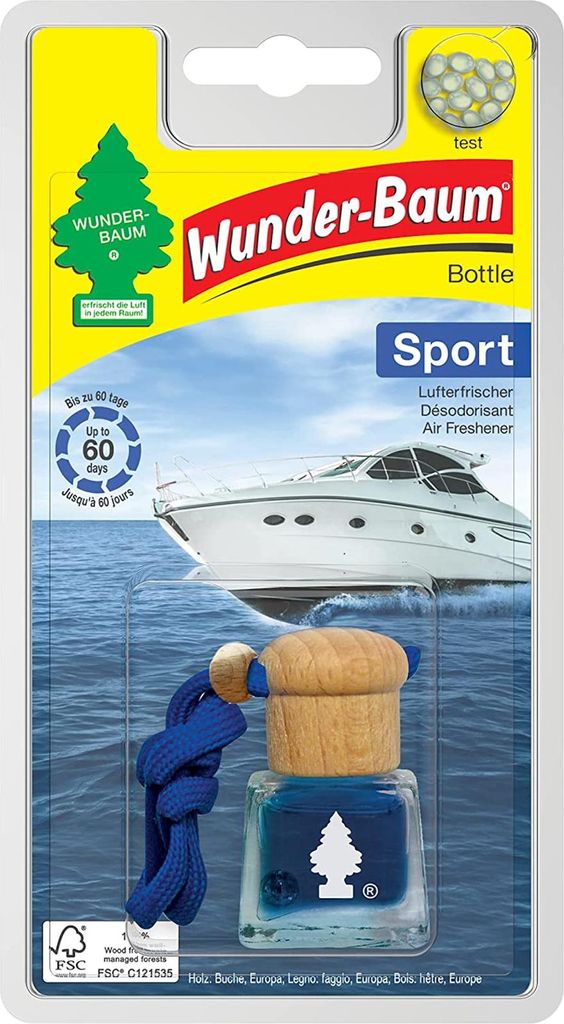 Wunder-Baum Sport, Odświeżacz powietrza w płynie, Zdjęcie produktu 
