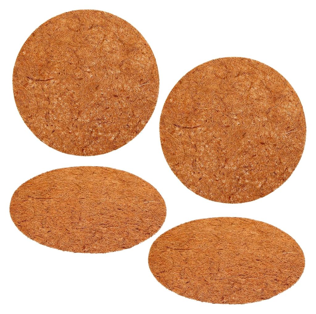 4 Stück Hühnerstallmatten aus Kokosfaser 30 cm atmungsaktive Nistmatte für Hühnernest mit rutschfester Funktion langlebige Legeunterlage für H...