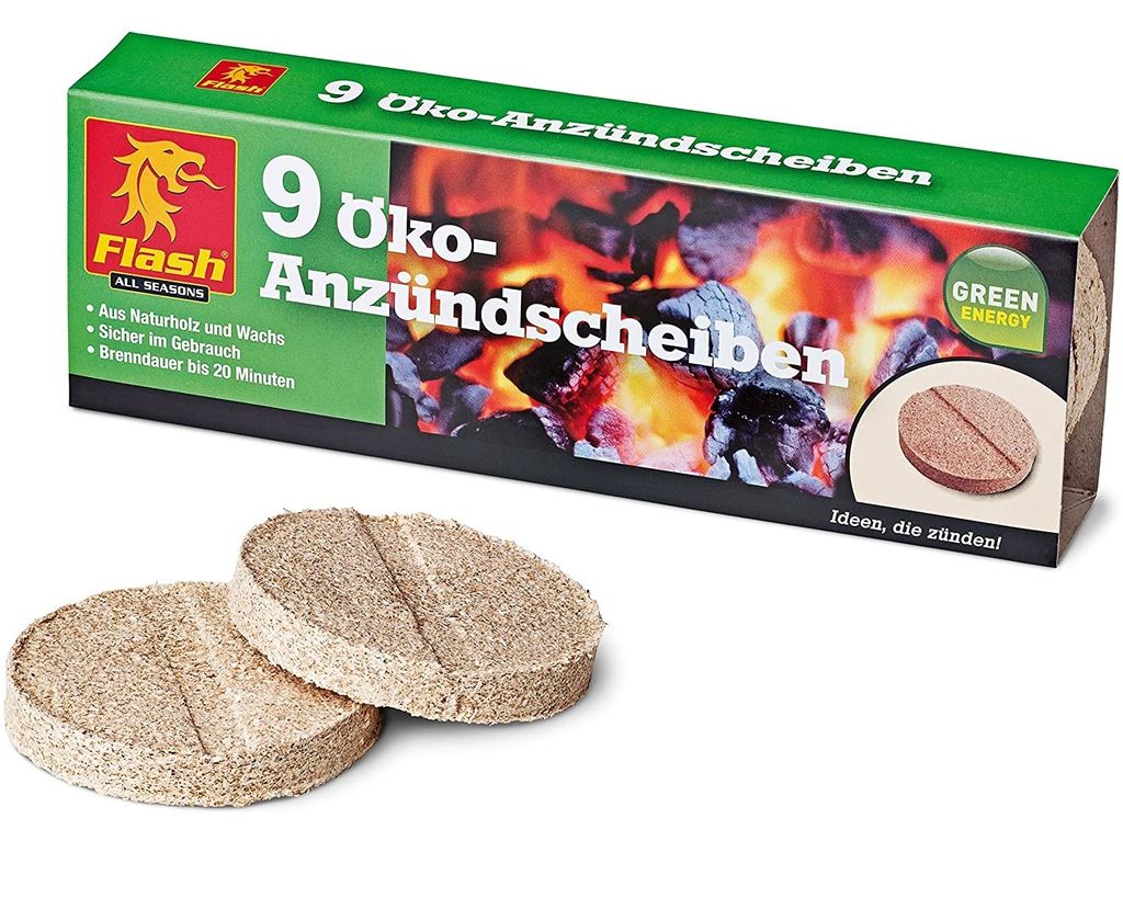 Ekologické podpalovací kotouče 9 kusů Obrázek produktu 