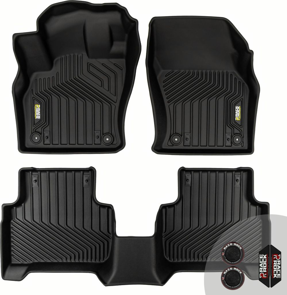FROGUM Race Rock Autofussmatten 2in1 TPE + Velours für Audi Q3 II ab 2018, für Audi Q3 Sportback ab 2019