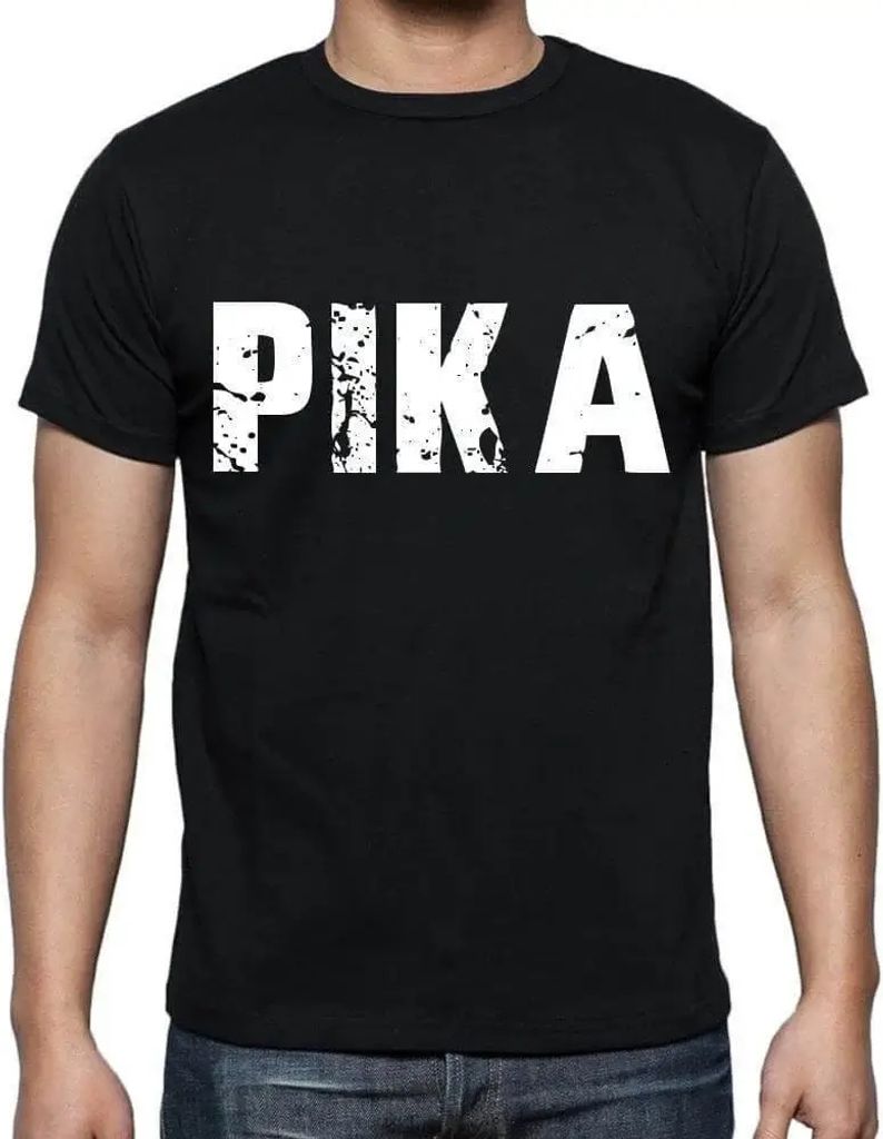 Herren Grafik T-Shirt Pika Öko-Verantwortlich Vintage Jahrgang Kurzarm Lustige Druck Geburtstag Geschenk Mann