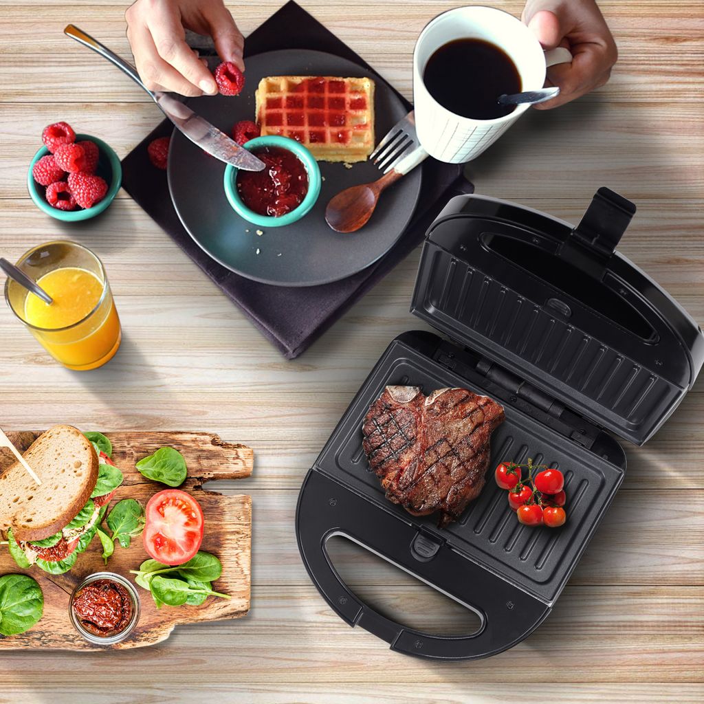 Aigostar - Sandwichmaker 3 in 1, Sandwichtoaster, Produktbild 3