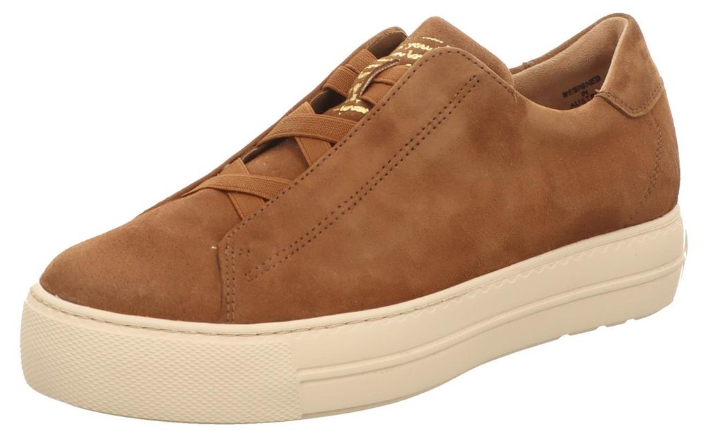 Paul Green Damen-Sneaker-Slipper Nuss-Braun, Farbe:braun, UK Größe:51/2