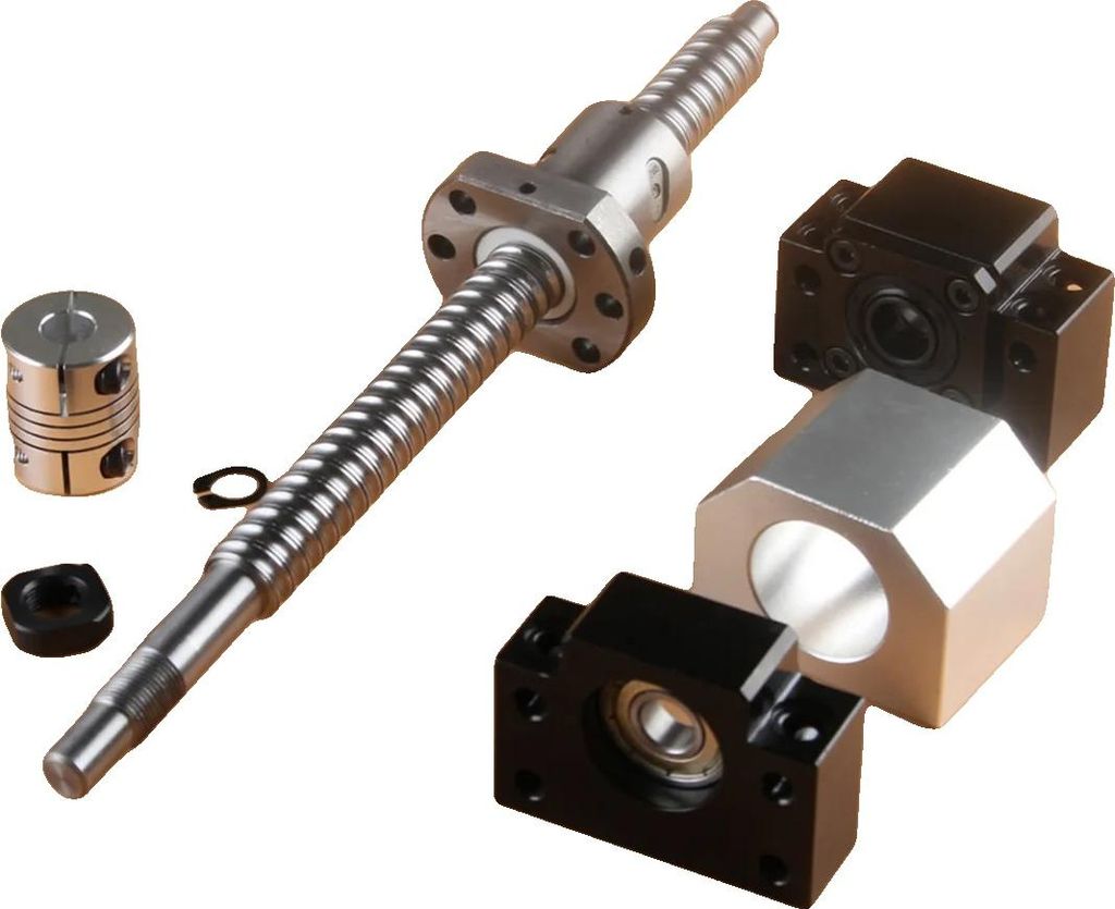 Kuličkový šroub, vysoká nosnost, přesná mechanika, 1550 mm, Obrázek produktu 