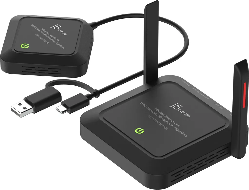 Liaison sans fil USB J5Create JVW120-N pour vos réunions hybrides