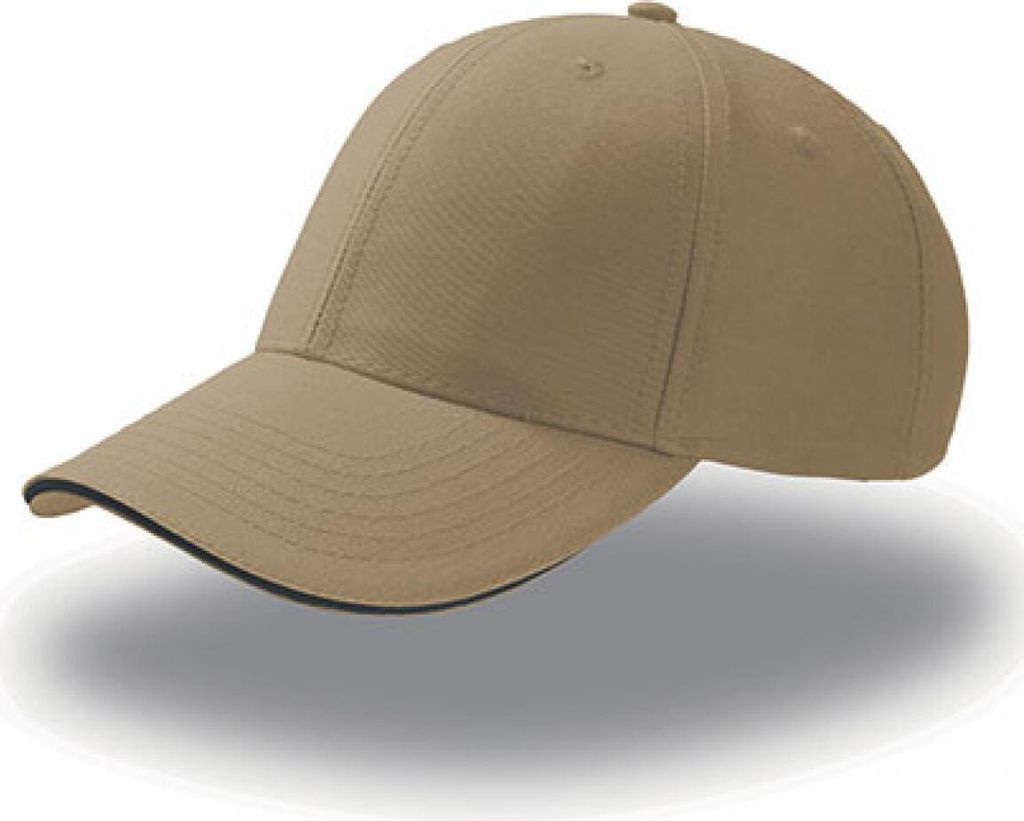 Atlantis | Sport Sandwich Cap / Kappe / Mütze / Hut - Farbe: Khaki/Navy - Größe: One Size