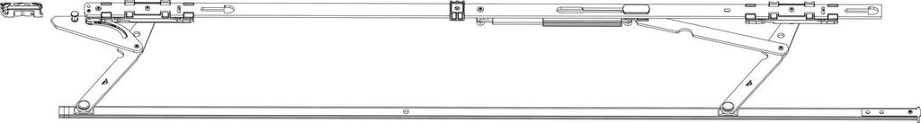 ROTO Patio Alversa Gleitscheren-Set Parallelschiebe SL FFB 720-900 mm rechts
