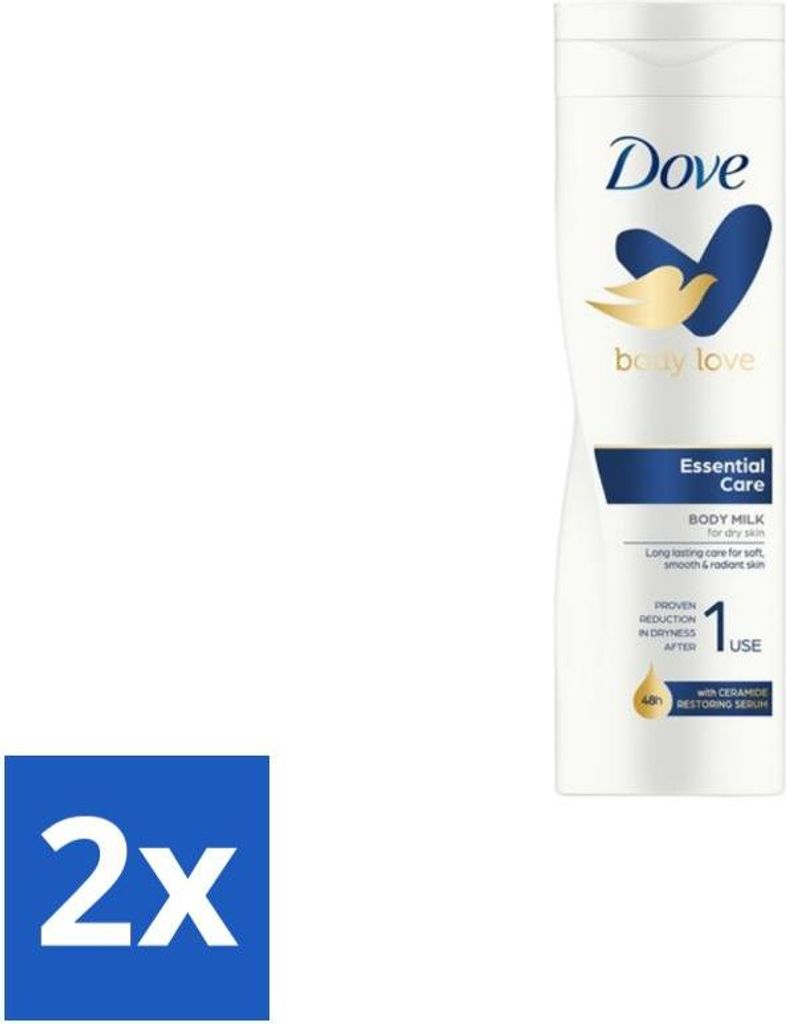 Dove – Körperlotion – Essential Women – 400 ml - Vorteilspack - 2 Stücke