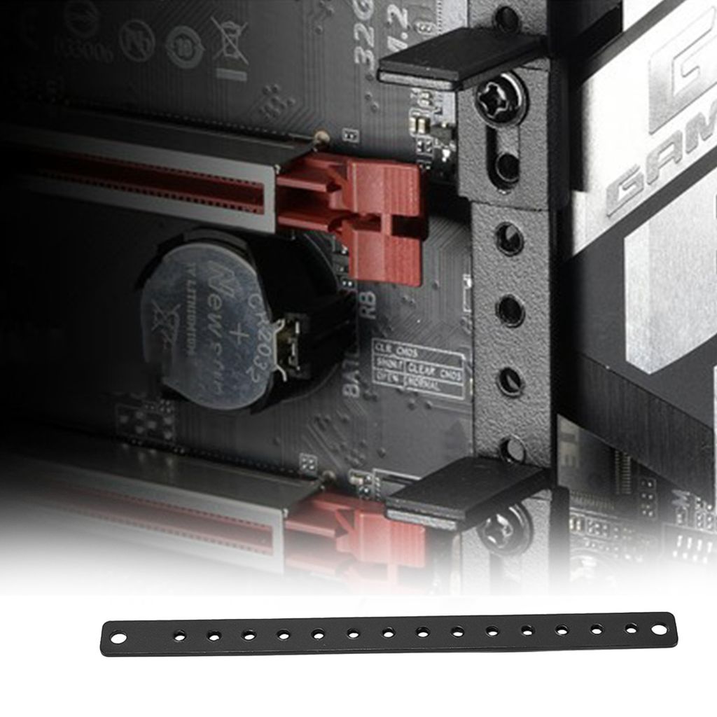 GB-001 Graphics Card Bracket Wärme Dissipation Einstellbare Metall GPU-Grafikkarte versteckte Support-Rahmenhalter für ATX E-ATX Motherboard