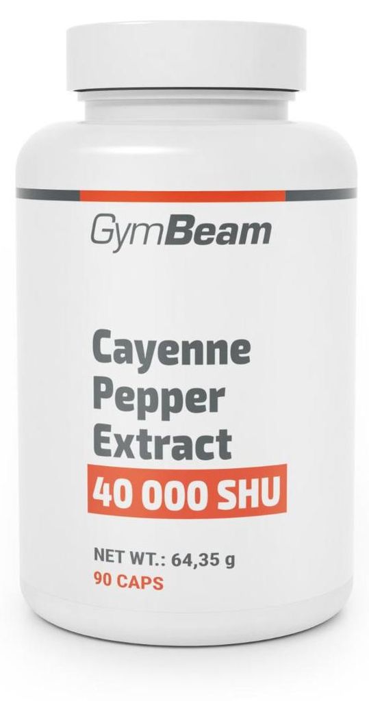 GymBeam - Cayennepfeffer Extrakt, 90 Kapseln Produktbild 