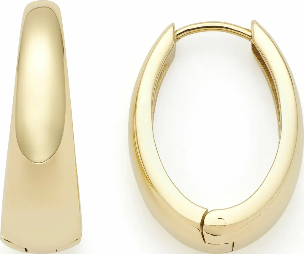 Leonardo Jewels Creole gold Elodie, Ohrring, Schmuck, Edelstahl, 025461