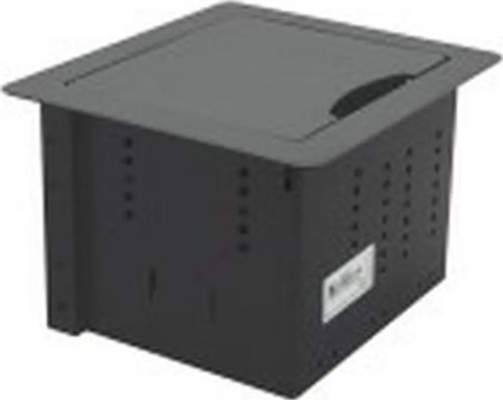 Boîtier de Table Encastrable TBUS-1N Modulaire en Finition Sablée
