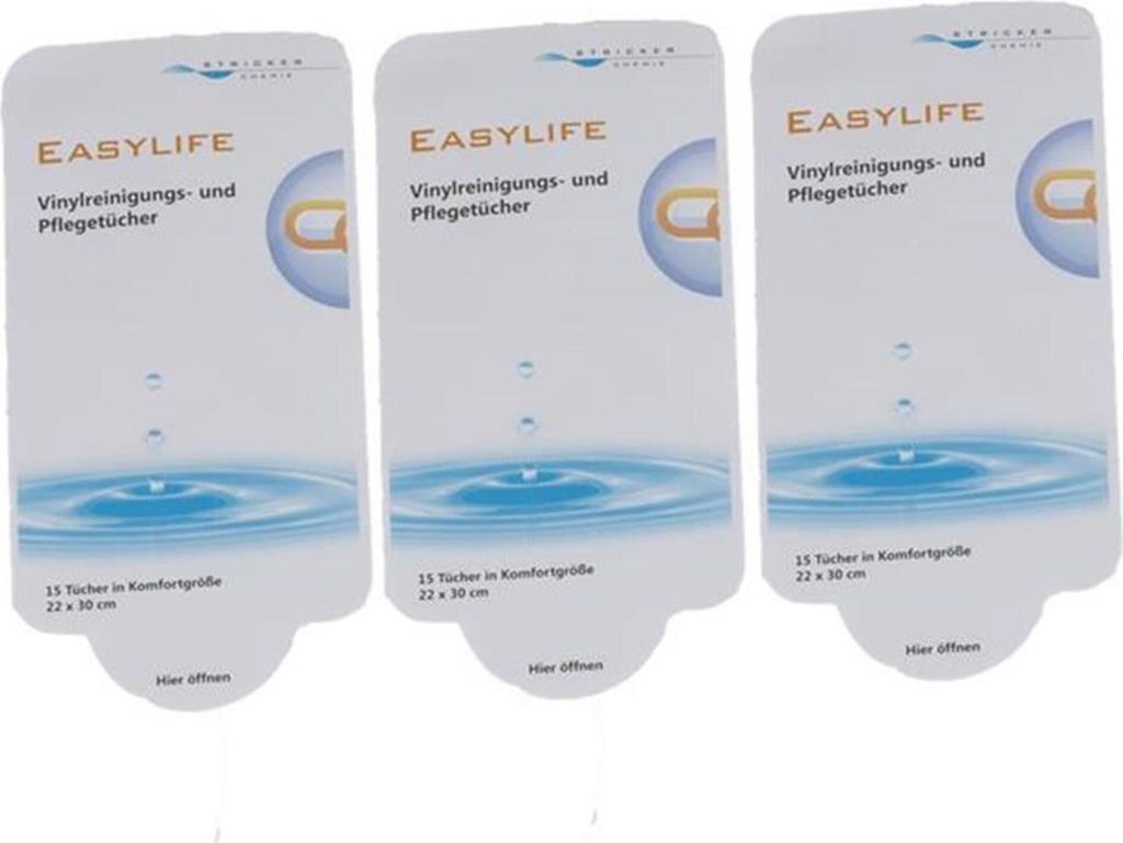 Stricker Chemie - Easylife Vinyl Reinigungs- Pflegetücher ( Produktbild 
