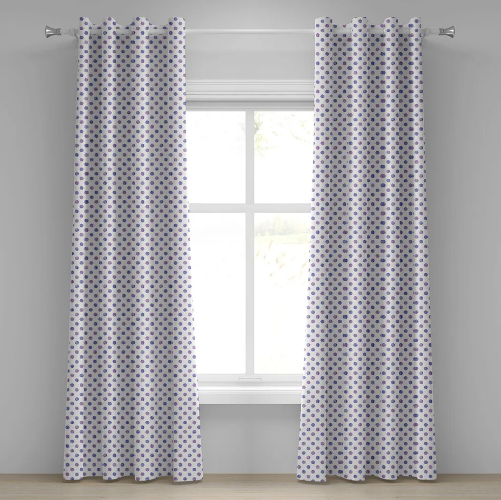 Paire de rideaux violets à motif classique rétro 280x175 cm haute qualité