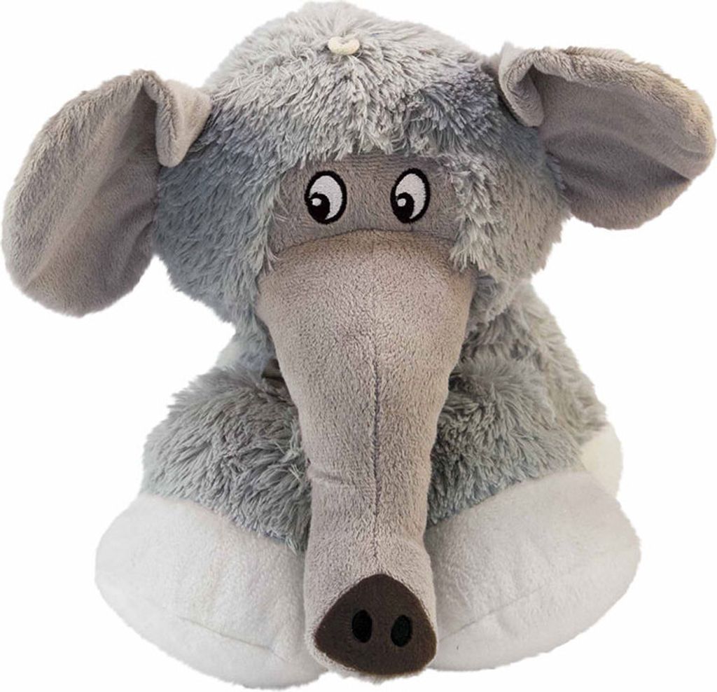 KONG 947537, Hund, Plüschspielzeug, Grau, Plüsch, 220 mm