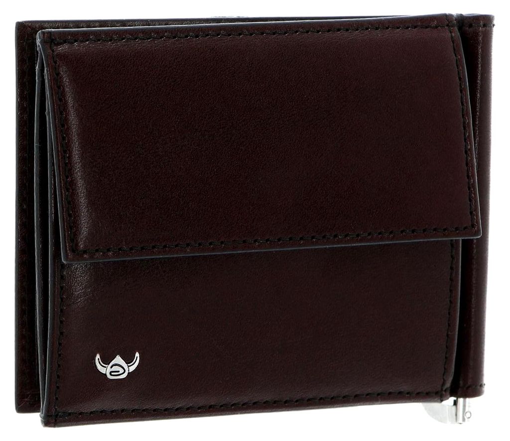 Leder Geldbörse mit Geldklammer Colorado RFID Schutz Clip-Scheintasche 1921 Bordeaux