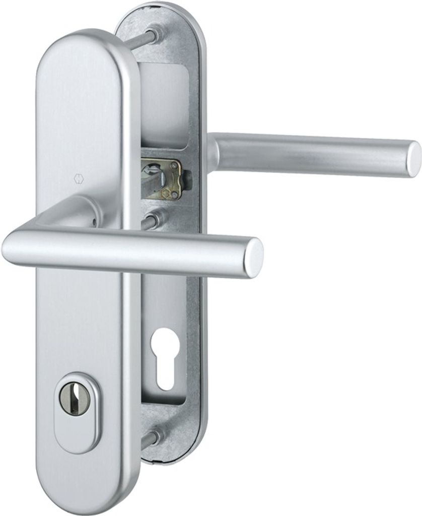 Hoppe Schutz-Drückergarnitur Amsterdam 86G / 3332ZA / 3330 / 1400 ES1 SK2 PZ Vierkant 8 / 10mm - 3663352