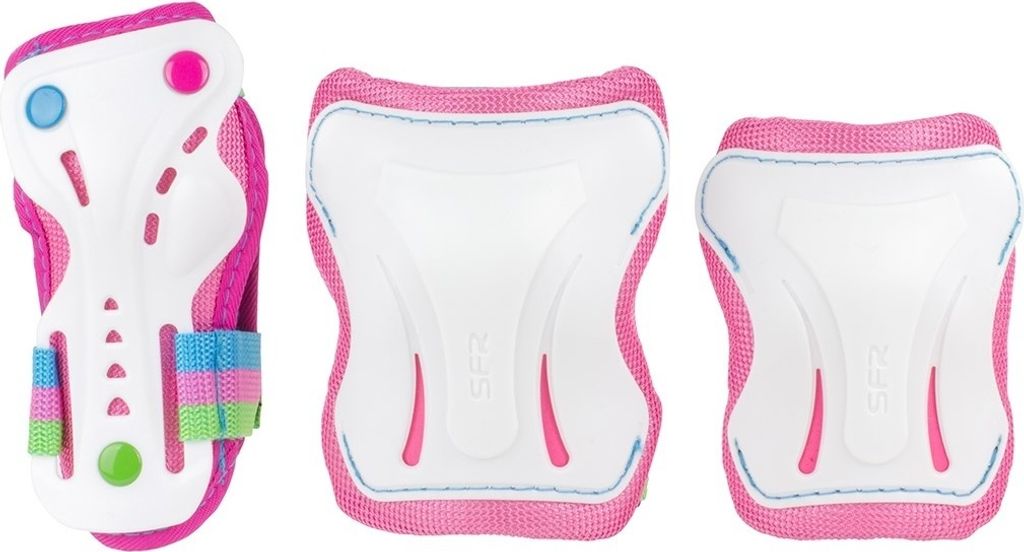 Sfr Skates Essentials Triple Pad Set Weiß S Weiß S Produktbild 
