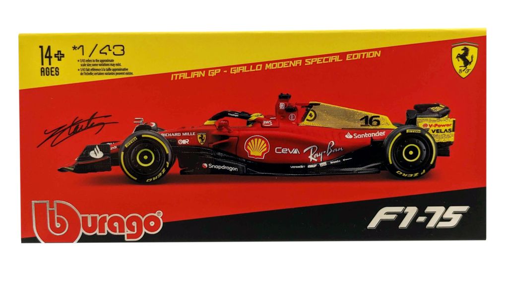 Bburago 18-36831 - Modellauto - Ferrari F1-75 Leclerc #16 Produktbild 3