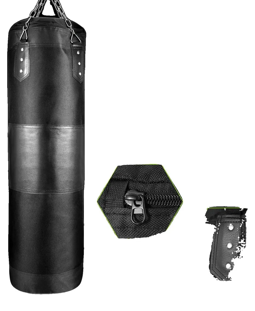 Sac de frappe Punch 100 cm Oxford robuste avec accessoires d'installation