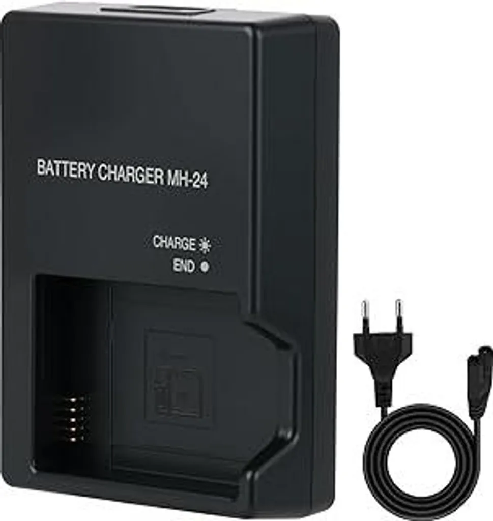 MH-24 Nikon Caricabatterie da Viaggio | Compatibile D3400 D5300 P7800