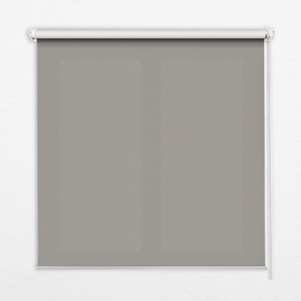 Seitenzug-Rollo Fensterrollo Jalousie - Lichtdurchlässig Springrollos - 100x180 cm - Grau