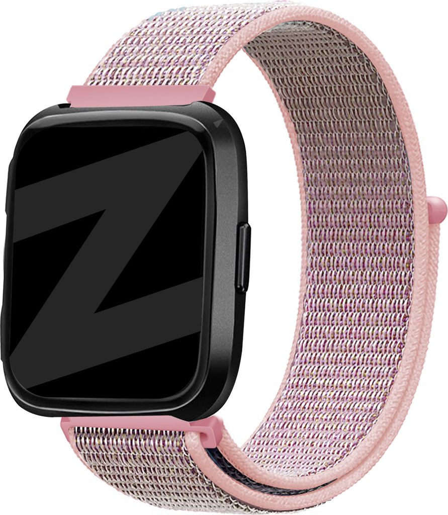 Bandz Nylon-Laufband passend für Fitbit Versa / Versa 2 - Hochwertiges Nylonmaterial Smartwatch-Armband - Nylon Fitbit Versa / Versa 2 Armband mit...