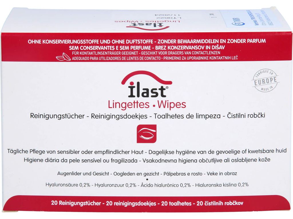 Chusteczki Ilast 20 szt Zdjęcie produktu 