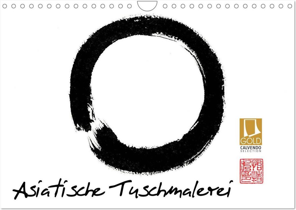 Asiatische Tuschmalerei (Wandkalender 2026 DIN A4 quer), CALVENDO Monatskalender