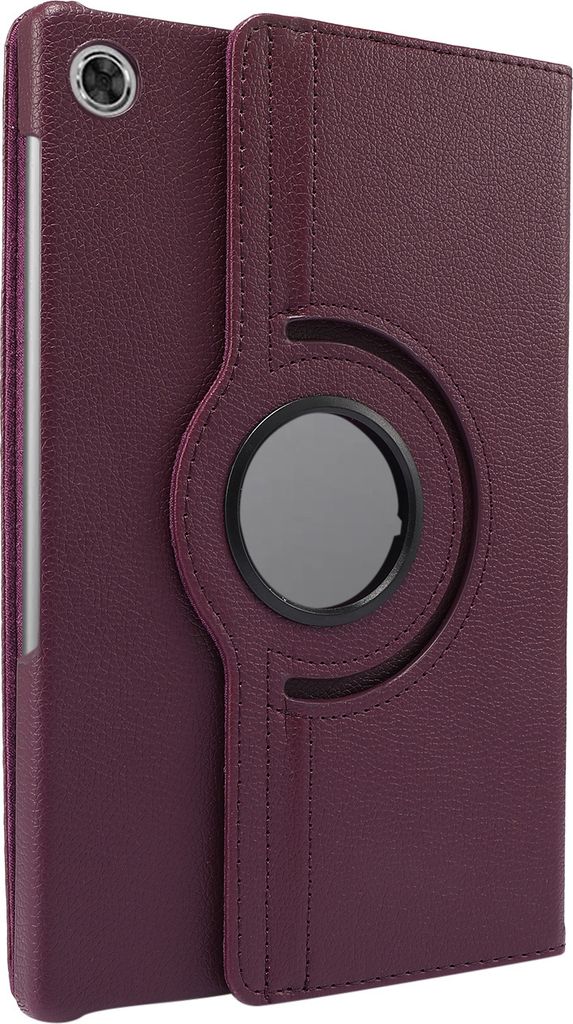 Case2go - Hülle kompatibel mit Lenovo Tab M10 HD Gen 2 10.1 (2020) - Drehbare Abdeckung - Kunstleder Tablet Case Schutzhülle - Lila