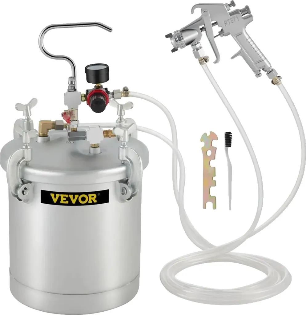 Appareil de peinture sous pression VEVOR 10L 60 PSI pour pulvérisation