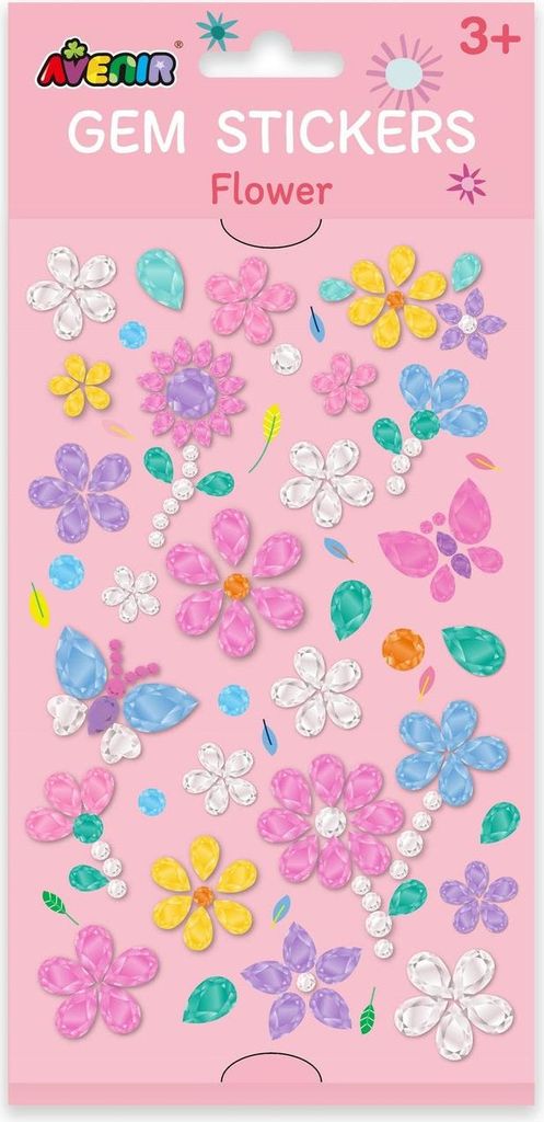 Avenir Gem Aufkleber Blume
