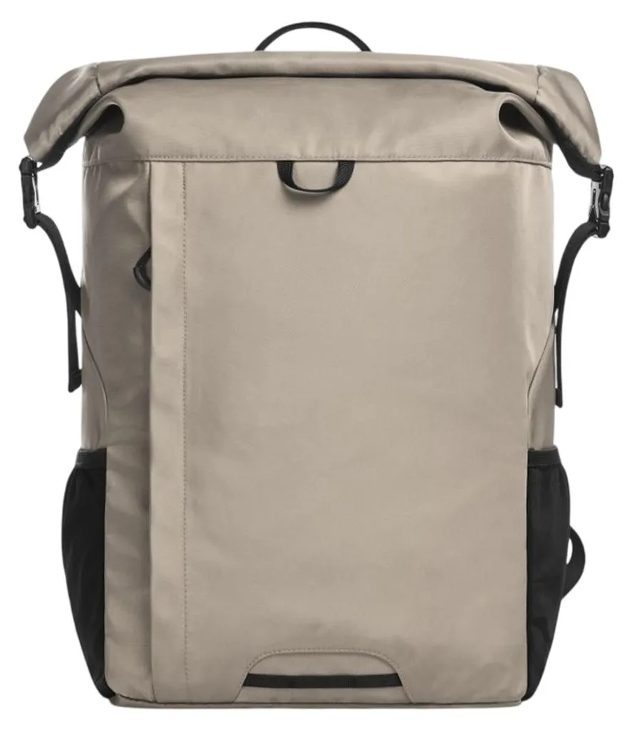 Sac à dos urbain en toile beige Halfar Mellow LT3649 polyvalent chic