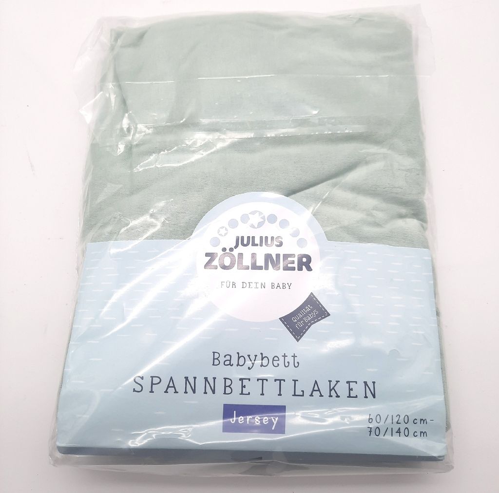 Julius Zöllner Jersey Spannbettlaken für Baby- & Produktbild 