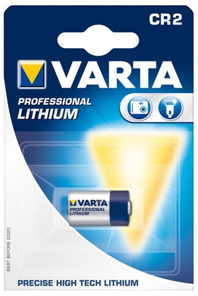 Original Lithium Batterie VARTA Professional 6206 CR2, 90455