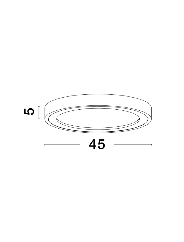 Plafonnier NODI de Nova Luce avec Branches Orientables en Acier Noir - 6