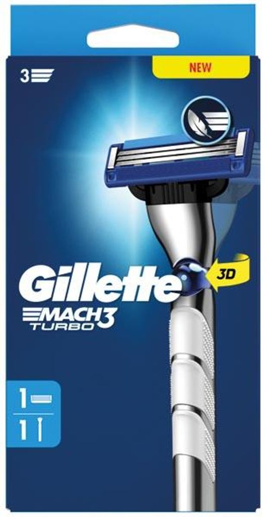 GILLETTE Mach3 Turbo Rasierer Produktbild 