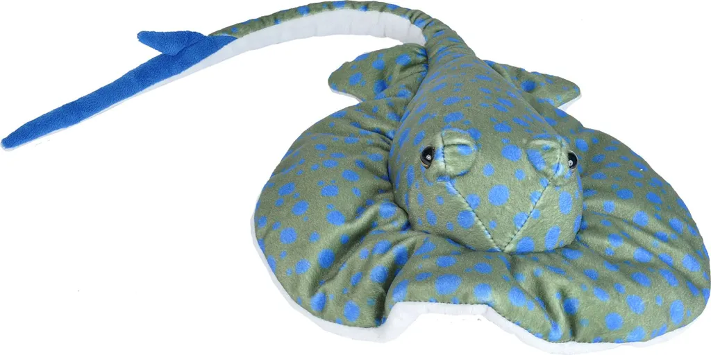 Wild Republic Peluche Raie à Points Bleus Cuddlekins 30cm Douce