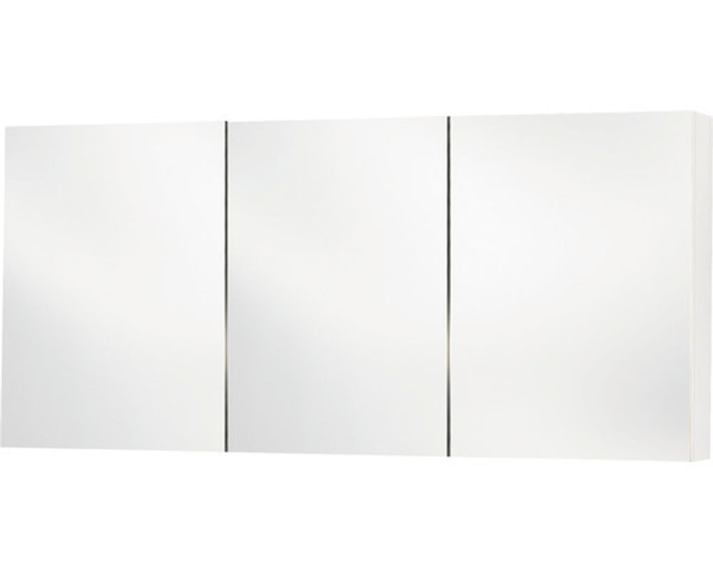 Spiegelschrank Somero 120 cm hochglanz weiß Produktbild 