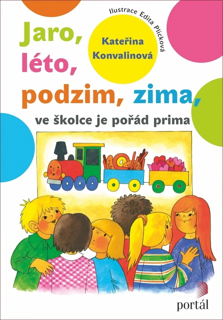 Livre illustré de Kateřina Konvalinová : Saisons et vie à l'école