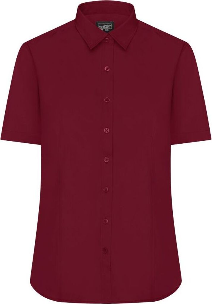 Klassisches Shirt aus pflegeleichtem Mischgewebe wine, Gr. S