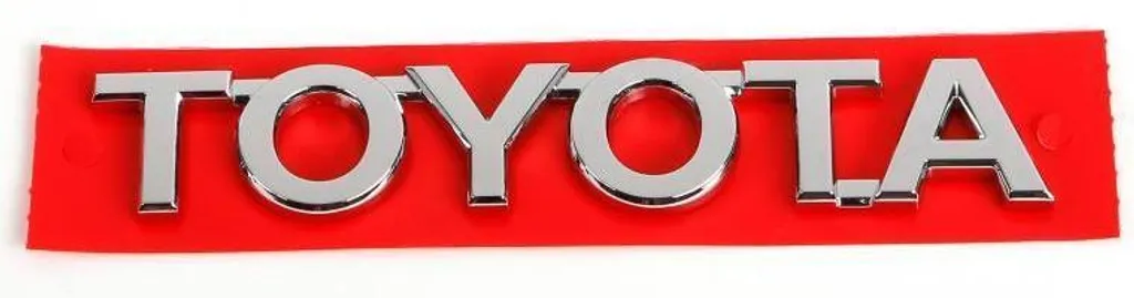 Logo Toyota Aygo Chromé - Emblème Arrière Original OE 75446-0H010