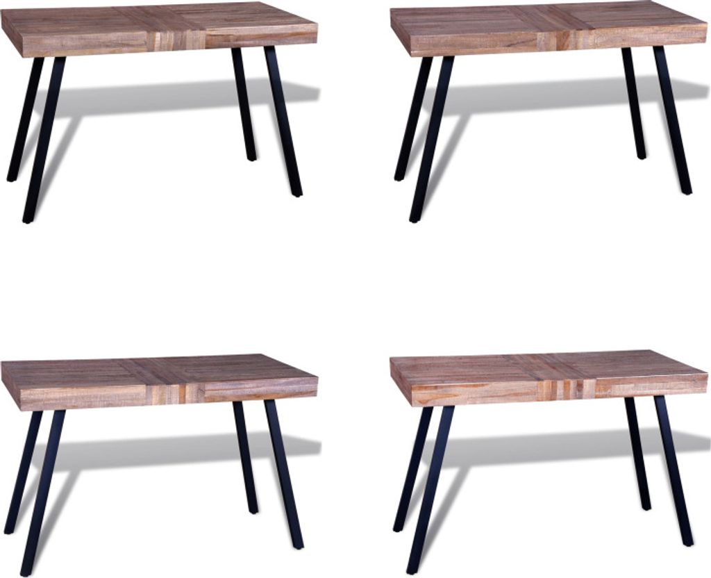 vidaXL Tisch Altholz Teak - Tisch - Tische - Couchtisch - Couchtische