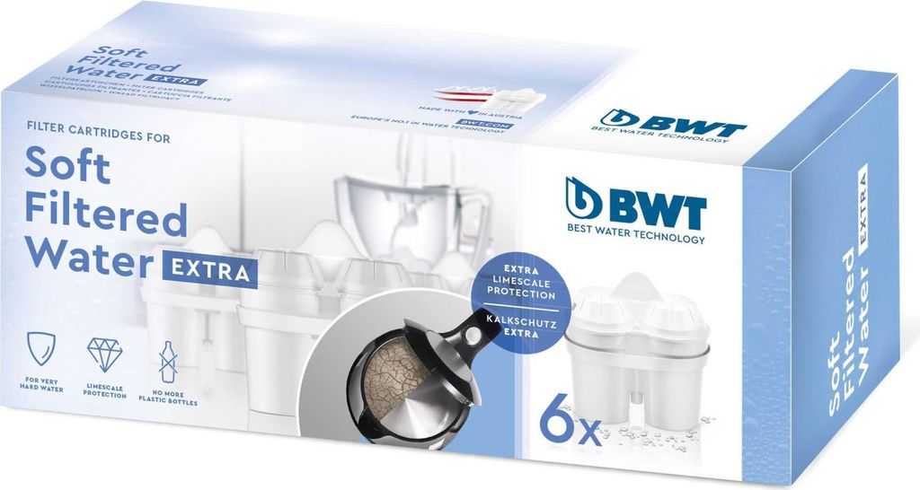 BWT 814873 6er Pack Soft Filtered Water EXTRA