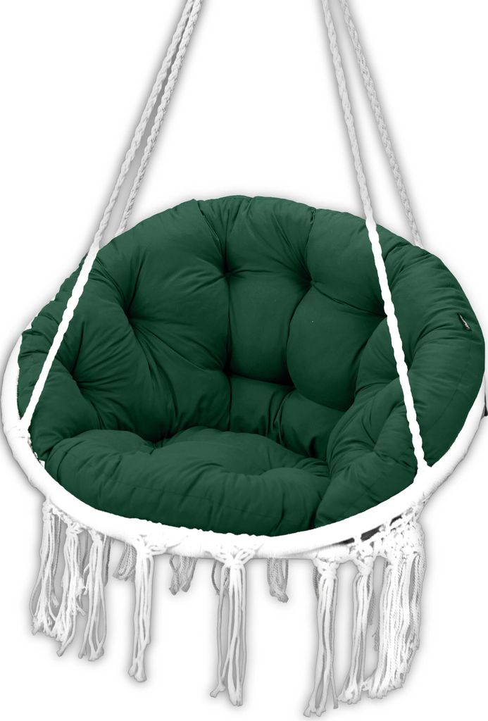 AMPO Polster Kissen für Hängeschaukel Hängesessel Auflage Rattanschaukel 110x60 cm