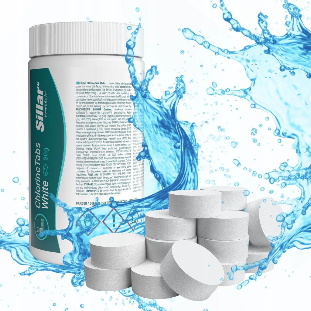 Sillar Chlortabletten 1x20g – Multifunktionale Produktbild 