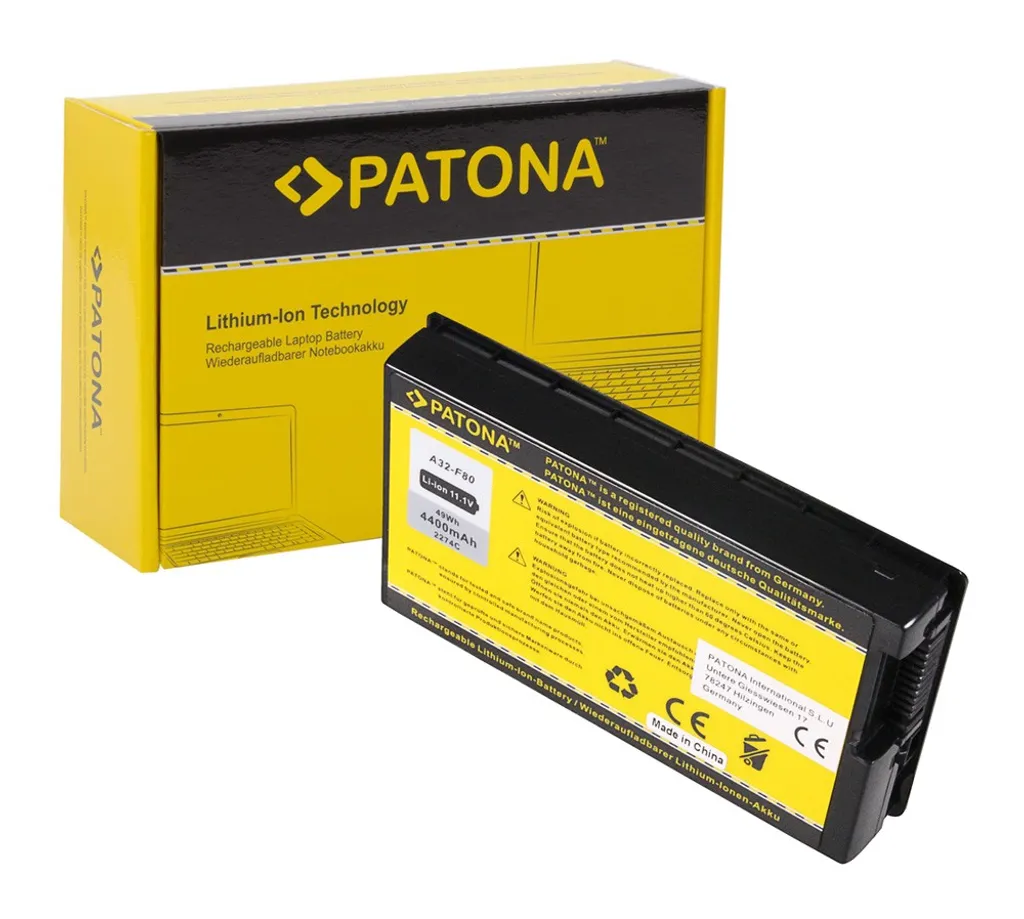 Batterie pour Asus A32-F80 Idéale pour Mobilité Séries F80 et X61