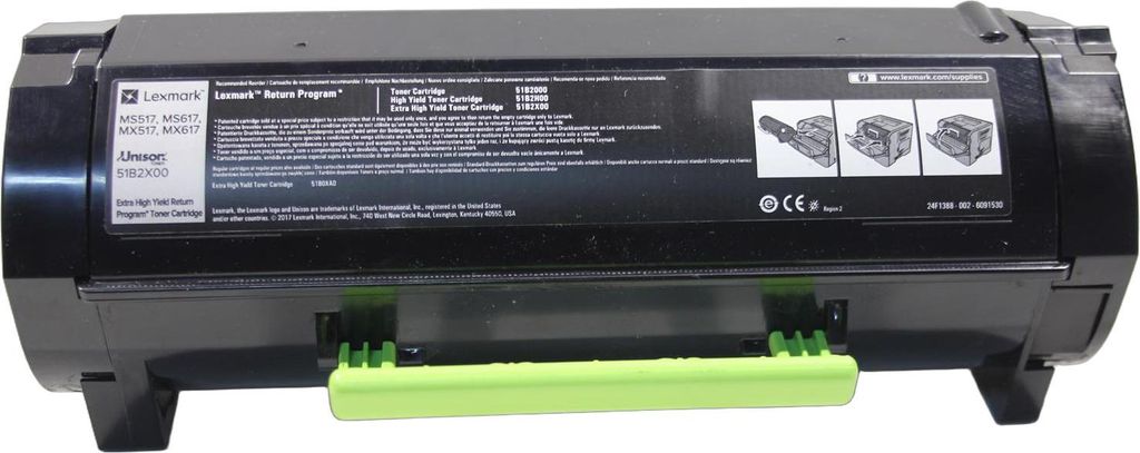 Lexmark 51B2X00 Toner Black -Bulk
